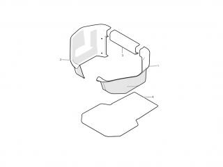 накладка декоративная Tesla Model S 1 поколение 2016, 1007325-00-C