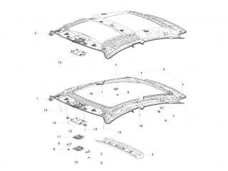 накладка декоративная Tesla Model S 1 поколение 2016, 1045931-02-A