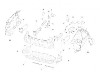 рама Tesla Model S 1 поколение 2016, 1004909-S0-A