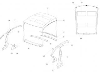 рама Tesla Model S 1 поколение 2016, 1014747-00-A