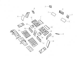 рама Tesla Model S 1 поколение 2016, 1008843-00-A