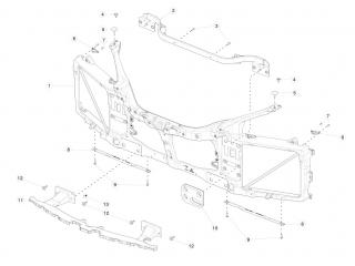 Усилитель передний телевизора Tesla Model S 1 поколение [рестайлинг] 2020, 1046338-00-C