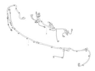 проводка Tesla Model S 1 поколение [рестайлинг] 2020, 1035338-00-S