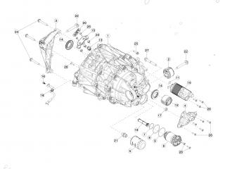 Электродвигатель Tesla Model 3 1 поколение 2020, 1095038-00-A