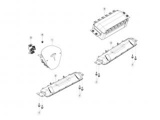 Электропроводка подушки безопасности руля Tesla Model 3 1 поколение 2020, 1112060-00-B