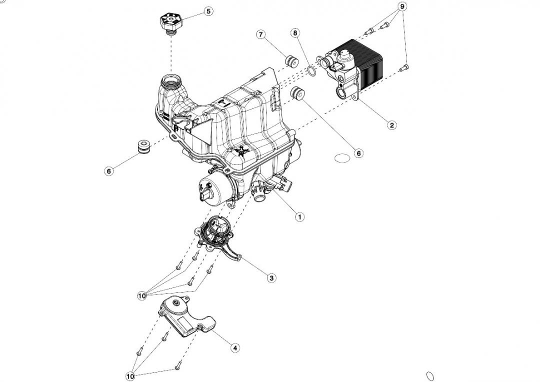 вентилятор охлаждения отсека электроники Tesla Model 3 1 поколение 2020, 1133873-00-B - фото №1