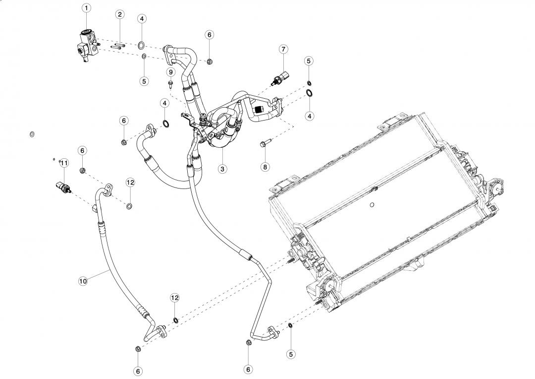 вентилятор охлаждения отсека электроники Tesla Model 3 1 поколение 2020, 1111518-00-A - фото №1