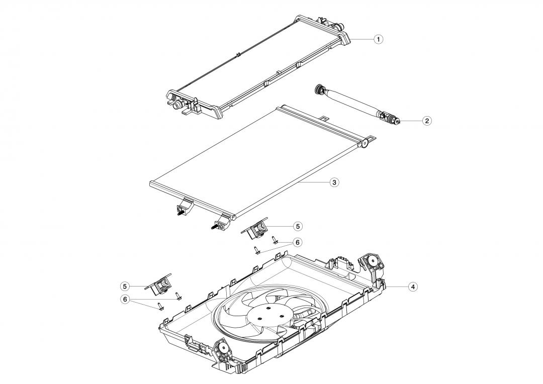 вентилятор охлаждения отсека электроники Tesla Model 3 1 поколение 2020, 1451762-00-A - фото №1