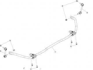 стойка стабилизатора Tesla Model 3 1 поколение 2020, 1044491-00-E