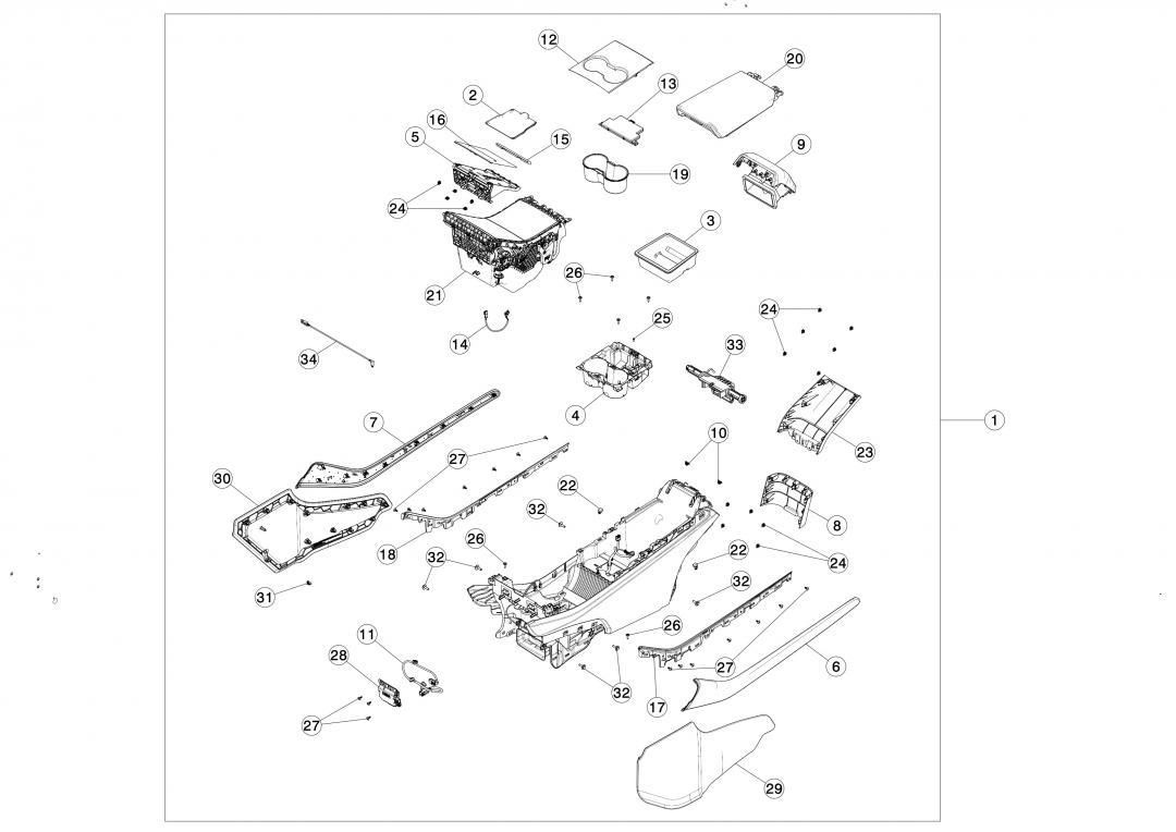 накладка декоративная Tesla Model 3 1 поколение 2020, 1100827-00-C - фото №1
