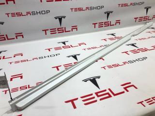 Молдинг накладки порога Tesla Model S 1 поколение [рестайлинг] 2019, 1012215-00-G