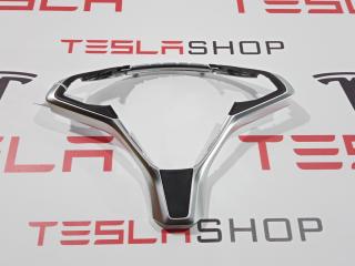 Корпус декоративный подушки безопасности водителя Tesla Model S 1 поколение [рестайлинг] 2016, 2463292