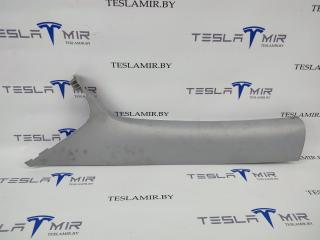 Накладка декоративная стойки А внутренняя левая верхняя Tesla Model Y 1 поколение 2021, 1494604-00