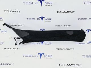 Накладка декоративная стойки А внутренняя правая верхняя Tesla Model S 1 поколение [2-й рестайлинг] 2022, 1565762-00