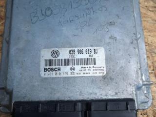 блок управления двигателем Volkswagen Passat B5 1999, 1.9 л., дизель, 038906019BJ, 281010176