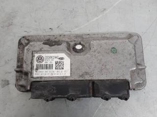блок управления двигателем Volkswagen Polo 4 поколение [рестайлинг] 2007, 1.4 л., бензин, 03C906024AD, 6160141702