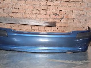 бампер задний Nissan Almera N16 2001, dark blue metallic, хетчбэк 5 дв.