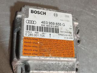 блок AirBag Audi A8 D3/4E (2002 - 2005), 4E0959655G, 4E0910655, 0285001705
