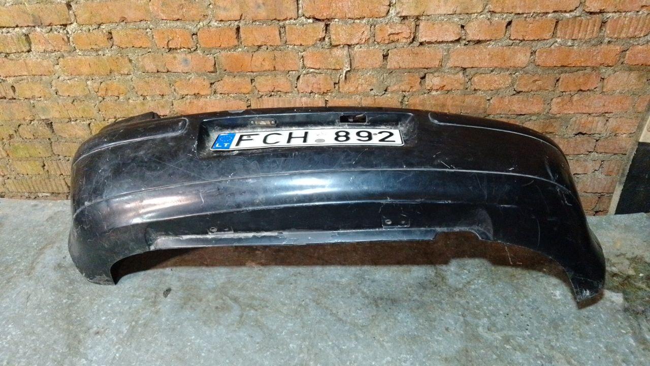 бампер задний Volkswagen Golf 4 поколение (1997 - 2006), хетчбэк 5 дв., 1J6807417 - фото №1