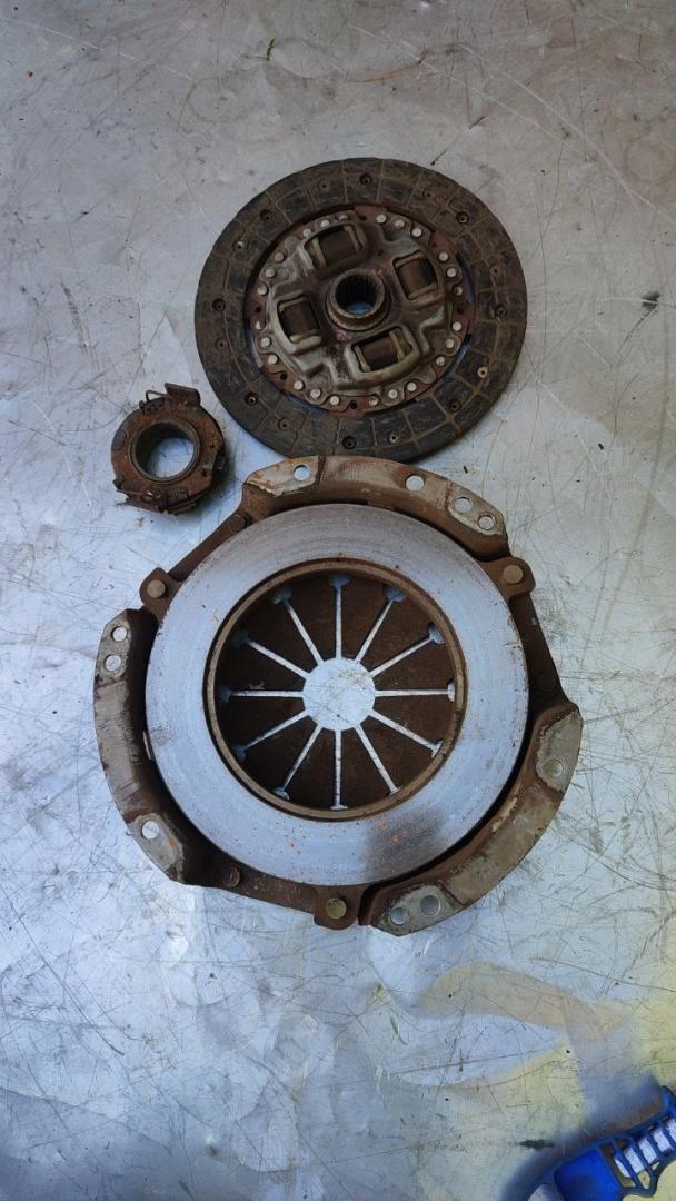 комплект сцепления Toyota Corolla 9 поколение (E120/E130) (2002 - 2004), 1.4 л., бензин, МКПП - фото №1