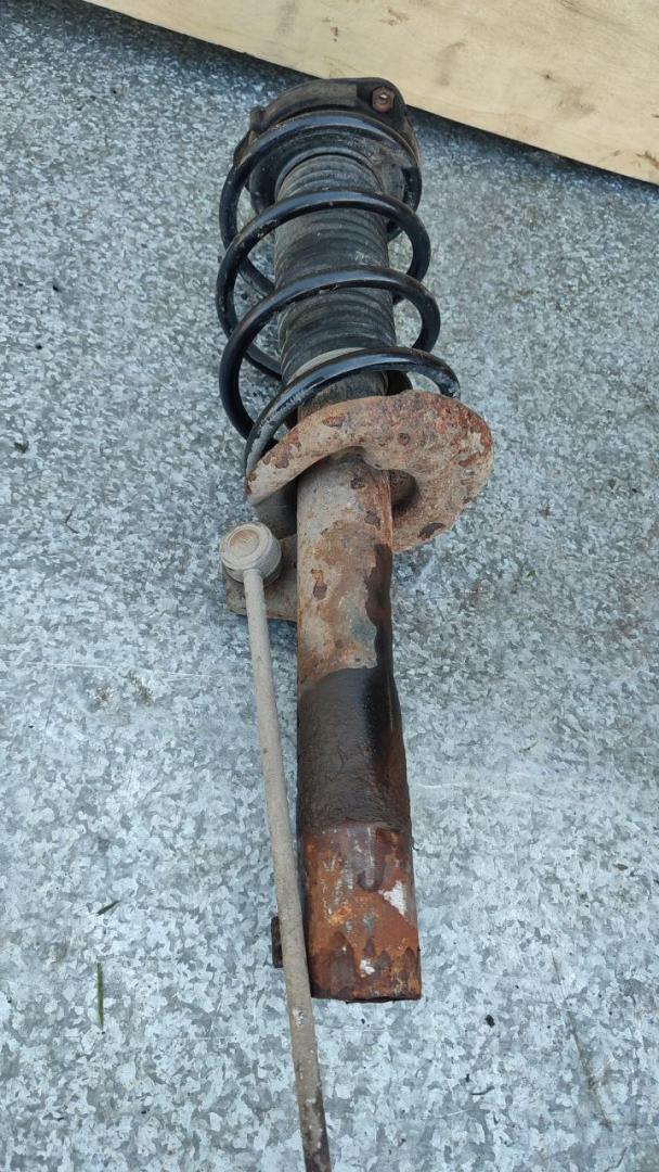 стойка передняя левая Volkswagen Golf Plus 1 поколение (2005 - 2009), 1.6 л., бензин, МКПП - фото №1