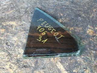 стекло двери задней левой Peugeot 406 1 поколение 1998, 1.8 л., L6A (XU7JP), бензин, МКПП, черный, седан