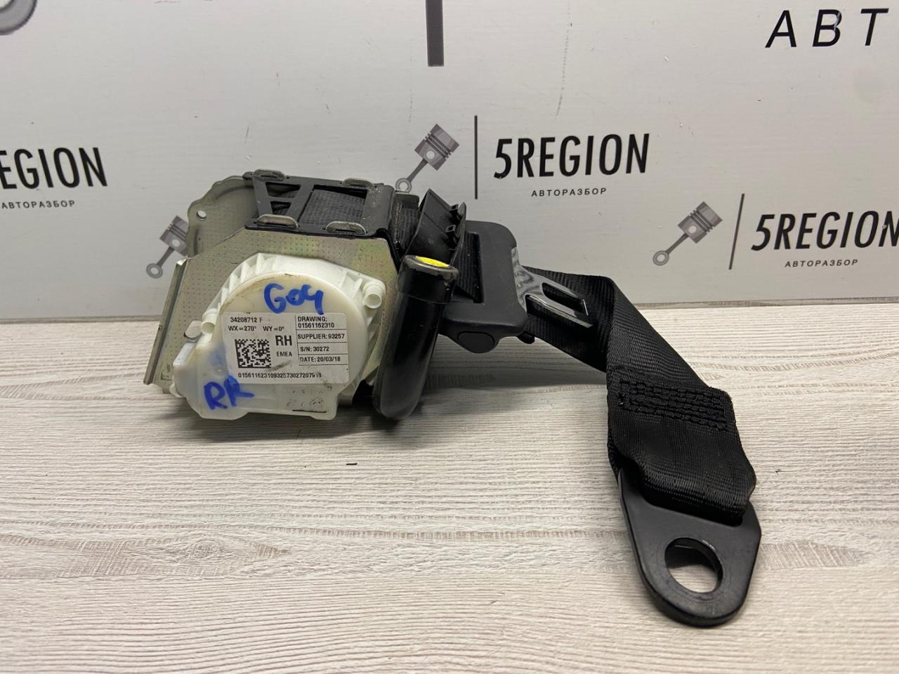 ремень безопасности Alfa Romeo Giulia 2 поколение 952 2018, 2.0 л., бензин, АКПП, седан, задний привод, 156116231 - фото №1