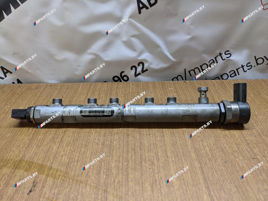 топливная рампа BMW 5 серия E60/E61 2007, 2.0 л., дизель, МКПП, седан, передний привод, 7809129, 0281002870, 0281002988 - фото №1