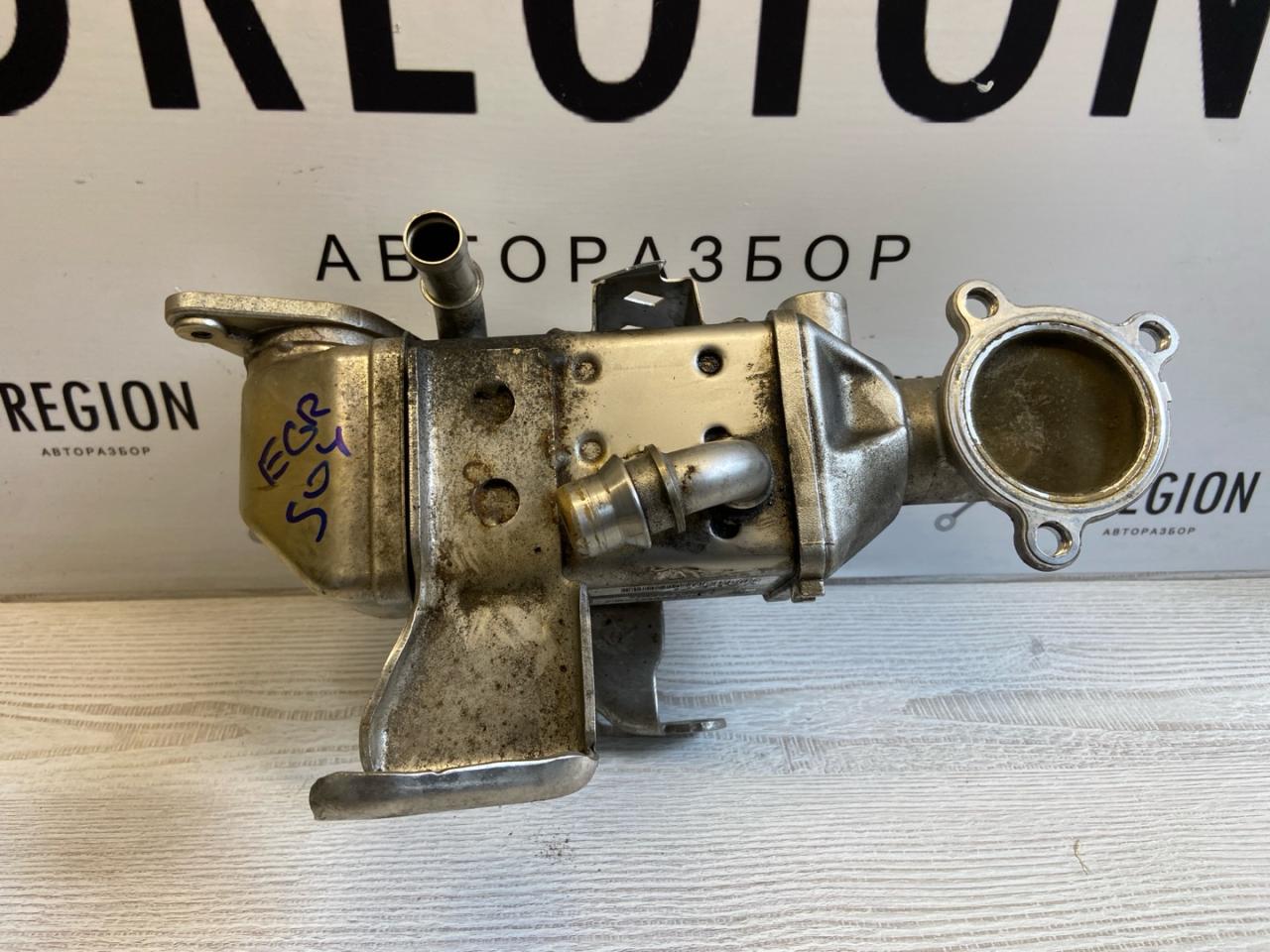 охладитель EGR / Радиатор EGR Alfa Romeo Stelvio 1 поколение 949 2018, 2.2 л., дизель, АКПП, полный привод, 55277009 - фото №1