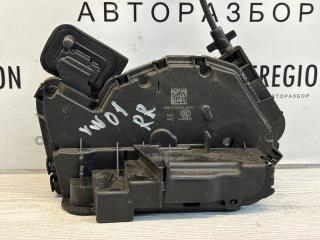 замок двери задней правой Volkswagen Golf R VII рестайлинг (2017-2020) 5G1 2019, 2.0 л., бензин, робот, хетчбэк 5 дв., полный привод, правый руль