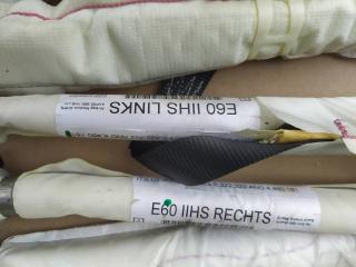 подушка безопасности боковая (шторка) BMW 5 серия E60/E61 [рестайлинг] E60 2009, 2.0 л., N47 D20 A, дизель, АКПП, седан, задний привод, правый руль, 72129147342, 9147342, 72126963836, 6963836, 72127061478, 7061478