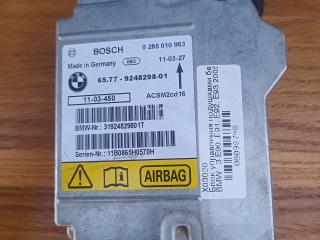 блок AirBag BMW 3 серия E90/E91 [рестайлинг] E93 2011, 3.0 л., N55 B30 A, бензин, АКПП, кабриолет, задний привод, правый руль, 0285010963, 65779248298, 9248298, 65779214812, 9214812