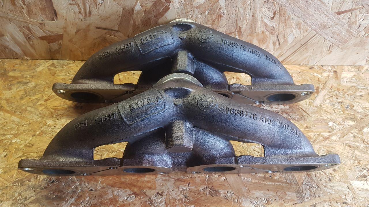 коллектор выпускной BMW X5 F15 2016, 4.4 л., N63 B44 B, бензин, АКПП, внедорожник 5 дв., полный привод, 7638778, 11627638778, 11627576987, 7576987 - фото №1