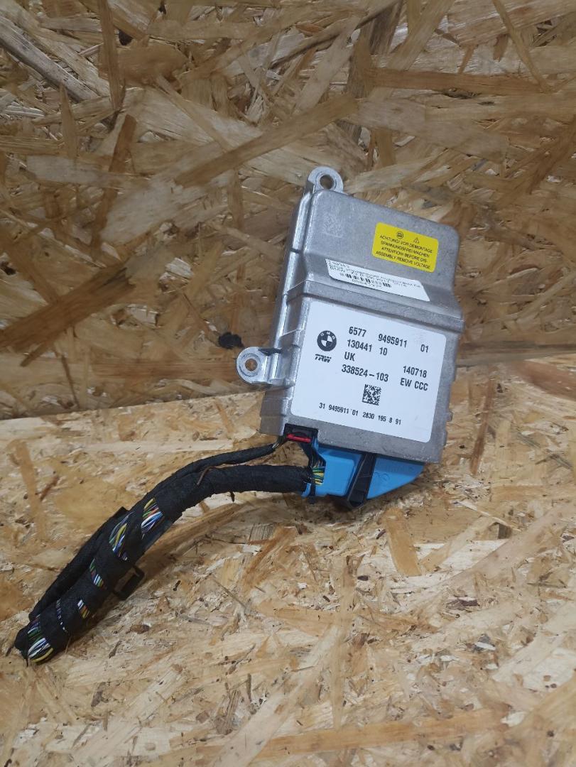 блок AirBag BMW X2 F39 2018, 2.0 л., дизель, АКПП, misano-blau metallic, внедорожник 5 дв., полный привод, правый руль, 65779495911, 9495911, 65776998487, 6998487, 65779484303, 9484303, 65776837162, 6837162, 65776842255, 6842255, 65776818814, 6818814, 65779390578, 9390578, 65779381839, 9381839, 65779367837, 9367837, 65779353046, 9353046, 65779348935, 9348935, 65779337772, 9337772 - фото №1