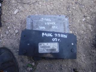 блок управления двигателем Peugeot 406 1 поколение [рестайлинг] 2002, 2.2 л., HDi, дизель, 0281010875, 9644200180