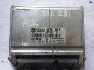 блок управления двигателем Audi A4 B5 1998, 2.8 л., i, бензин, 4DO907551F, 0261204687