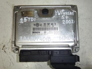 блок управления двигателем Volkswagen Passat B5 [рестайлинг] 2002, 2.5 л., TDi, дизель, 0281010447, 3B1907401B