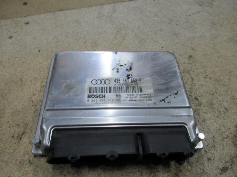 блок управления двигателем Audi A6 4B/C5 1998, 2.4 л., i, бензин, 4B0907552F - фото №1