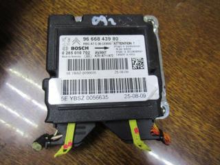 блок AirBag Peugeot 207 1 поколение 2009, 1.6 л., дизель, МКПП, универсал, 0285010702, 966684398