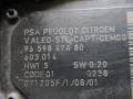 датчик (прочие) Citroen C5 1 поколение [рестайлинг] 2006, 2.0 л., дизель, АКПП, универсал, 9659847480 - фото №4