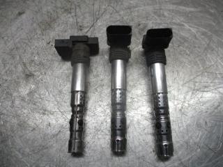 катушка зажигания Volkswagen Polo 4 поколение [рестайлинг] 2006, 1.2 л., бензин, МКПП, хетчбэк 5 дв., 03D905115F