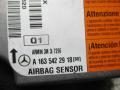 блок AirBag Mercedes-Benz M-Класс W163 [рестайлинг] 2003, 2.7 л., дизель, АКПП, внедорожник 5 дв., A1635422918 - фото №3