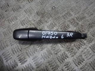 ручка наружная задняя правая Mazda 6 GG [рестайлинг] 2005, 2.0 л., дизель, МКПП, универсал