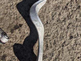 рычаг передний левый BMW 5 серия E60/E61 2007, 3.0 л., N54 B30 A, бензин, АКПП, белый, седан, задний привод