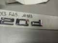 эмблема BMW X3 F25 2013, 2.0 л., N47 D20 C, дизель, АКПП, белый, внедорожник 5 дв. - фото №3