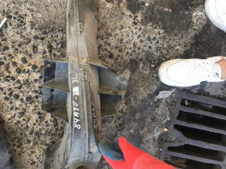 воздуховод (дефлектор) радиатора BMW X5 E53 [рестайлинг] 2005, 3.0 л., M57 D30 (306D2), дизель, АКПП, sterlinggrau metallic, внедорожник 5 дв.