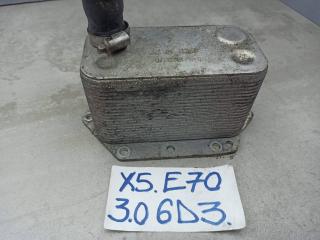 теплообменник масляного фильтра BMW X5 E70 2008, 3.0 л., M57 D30 (306D3), дизель