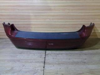 бампер задний Volvo V50 1 поколение 2005, красный, универсал