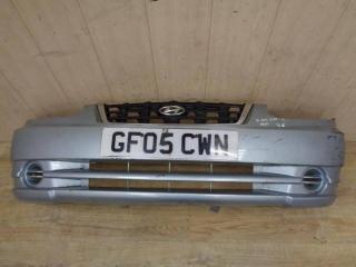 бампер передний Hyundai Accent 2 поколение [рестайлинг] (2002 - 2005), голубой, 8651125040