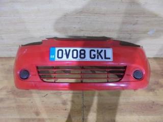 бампер передний Chevrolet Matiz 2 поколение (2005 - 2008), красный, 96600167